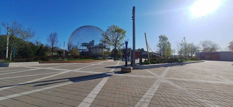 The Biosphère geodesic dome in Parc Jean-Drapeau